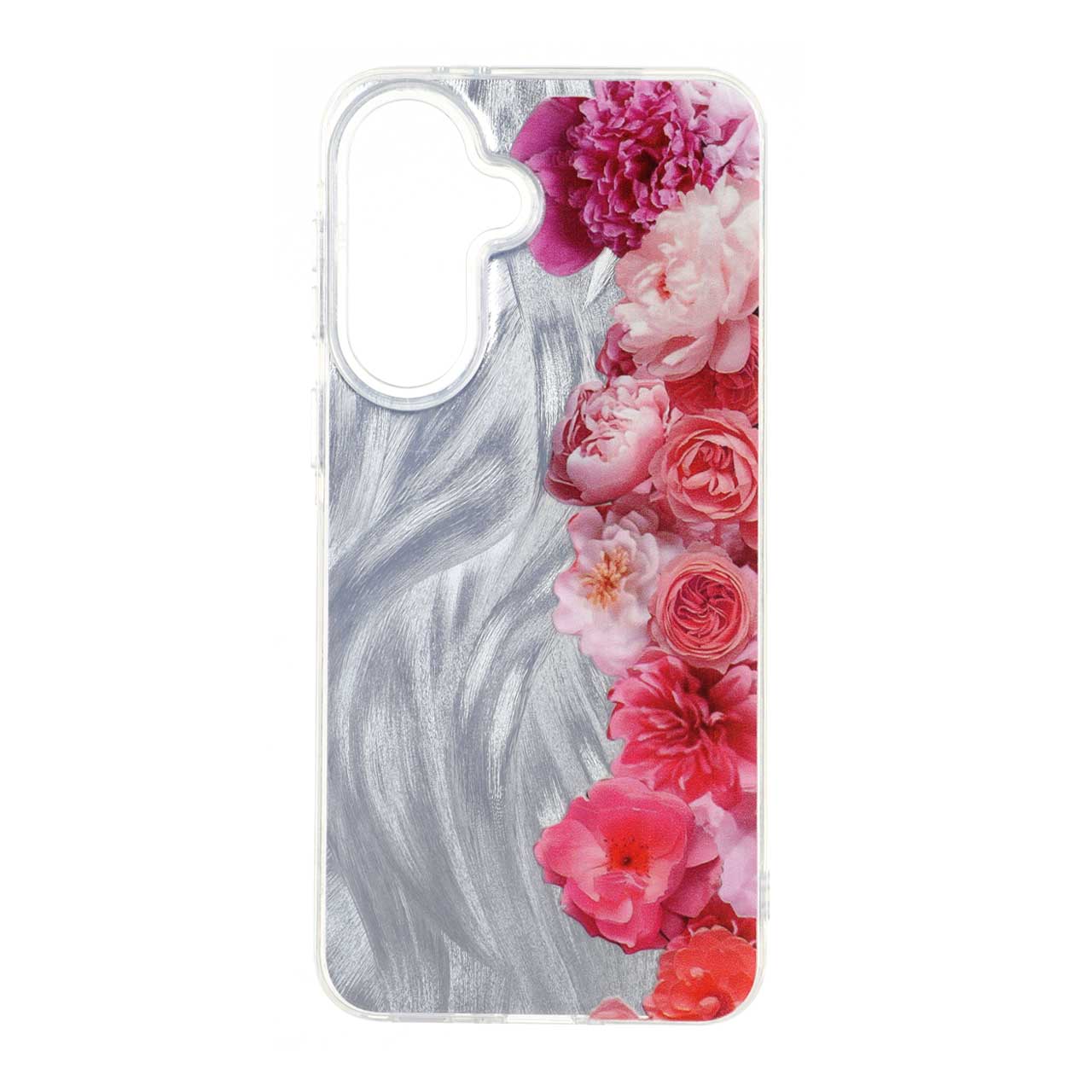 قاب اطلسی Flower دور شفاف Samsung Galaxy A37 - طرح 71
